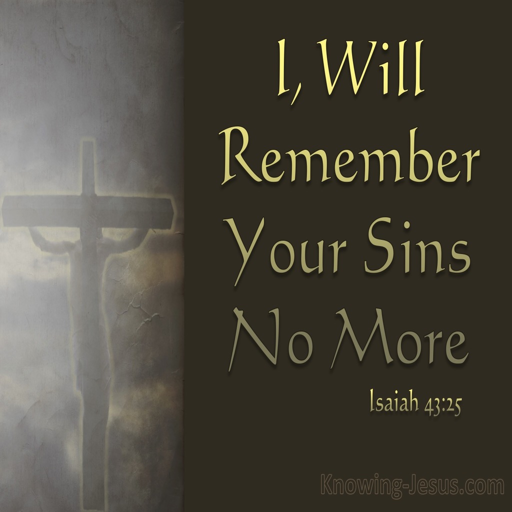 Isaiah 43:25 God Wipes Out Your Transgressions (gold)